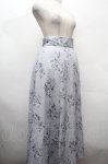 画像3: Maison de FLEUR / フラワープリントスカート  サックス S-26-04-19-056-LO-SK-ET-ZS (3)