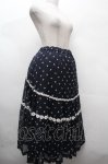 画像3: Jane Marple / Sprinkled flowers レーストリミングスカート M ネイビー S-26-04-19-057-JM-SK-SZ-ZS (3)