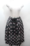 画像1: axes femme / フラワードットプリントスカート  黒 S-26-04-19-060-AX-SK-HR-ZS (1)