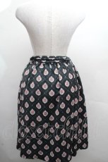 画像2: axes femme / フラワードットプリントスカート  黒 S-26-04-19-060-AX-SK-HR-ZS (2)