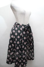 画像3: axes femme / フラワードットプリントスカート  黒 S-26-04-19-060-AX-SK-HR-ZS (3)