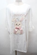 画像1: Ank Rouge / 合皮うさちゃんBigTe M 白 S-26-04-19-010-CA-TS-HR-ZS (1)