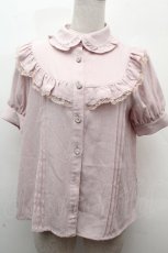 画像1: Ank Rouge / ビジューブラウス  ピンク S-26-04-19-015-CA-BL-AS-ZS (1)