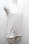 画像3: axes femme / お花モチーフレースタンク  アイボリー S-26-04-19-002-AX-TO-HR-ZS (3)