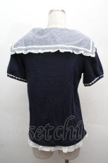 画像2: axes femme /  ブラウス風プルオーバー   S-26-04-19-024-AX-BL-HR-ZS (2)