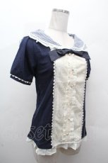 画像3: axes femme /  ブラウス風プルオーバー   S-26-04-19-024-AX-BL-HR-ZS (3)