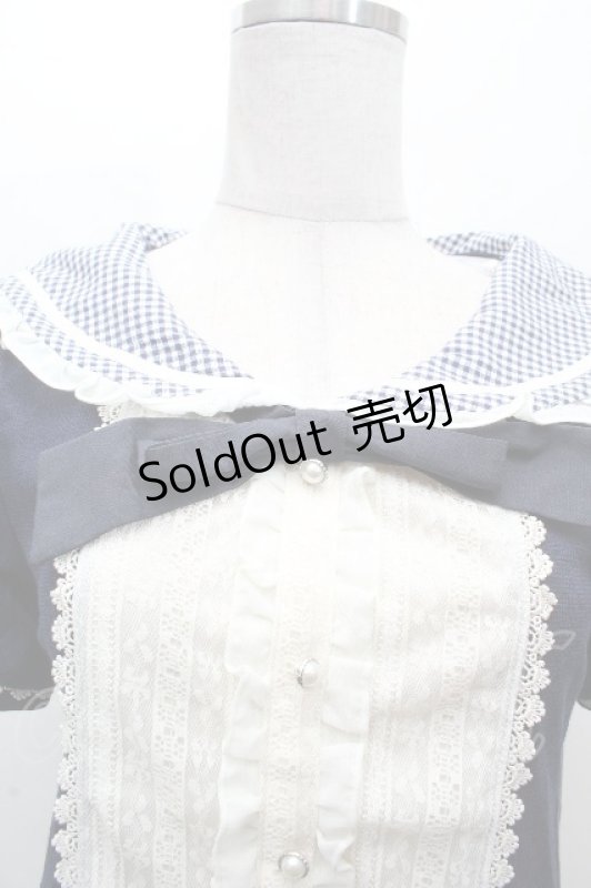 画像4: axes femme /  ブラウス風プルオーバー   S-26-04-19-024-AX-BL-HR-ZS (4)