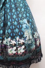 画像4: Ozz oneste / 総柄ノースリーブワンピース  ブルー S-26-04-20-043-OO-OP-AS-ZS (4)