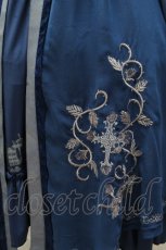 画像5: Ozz oneste / ローズクロス刺繍肩開きワンピース  青 S-26-04-20-045-OO-OP-SA-ZS (5)