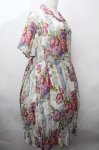 画像3: Jane Marple Dans Le Salon /Flower Wallpaperオープンネックワンピース  マルチ S-26-04-20-1036-JM-SK-ET-ZS (3)