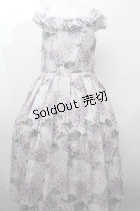 画像1: Forest Wardrobe（海外ロリータブランド） / Forest Basket3.0 ジャンパースカート(アジサイ)  ラベンダー S-26-04-20-1040-LO-OP-HR-ZS (1)