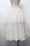 画像5: m petit by misako / NINA'Sギャザースカート  サックスｘアイボリー S-26-04-20-1054-LO-SK-HR-ZS (5)