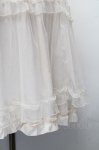 画像6: m petit by misako / NINA'Sギャザースカート  サックスｘアイボリー S-26-04-20-1054-LO-SK-HR-ZS (6)