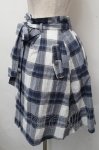 画像3: axes femme / ベルト付タータンチェックスカート  ブルー S-26-04-20-1055-AX-JA-AS-ZS (3)