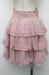 画像2: LIZ LISA / ティアードレーススカパン  ピンク S-26-04-20-1056-LO-SK-AS-ZS (2)
