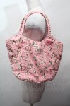 画像1: PINK HOUSE / ローズ柄ハンドバッグ  ピンク S-26-04-20-1016-LO-BG-HR-ZS (1)