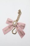 画像1: Maison de FLEUR / イニシャルリボンチャーム  ピンク S-26-04-20-1004-LO-BG-HR-ZS (1)
