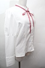 画像3: Kurumi Collaboration / KRデシンジゴスリブラウス M 白 S-26-04-20-1023-GO-BL-HR-ZS (3)