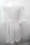 画像2: axes femme / チュールフリル楊柳ガウン  白 S-26-04-20-1025-AX-TO-HR-ZS (2)