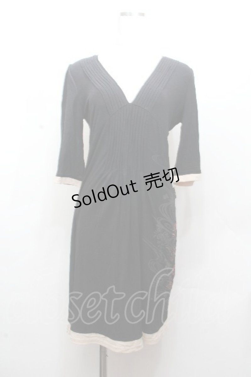画像1: Ozz Croce / 刺繍スピンドルチュニック  黒 S-26-04-20-047-OO-TO-AS-ZS (1)