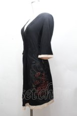 画像2: Ozz Croce / 刺繍スピンドルチュニック  黒 S-26-04-20-047-OO-TO-AS-ZS (2)