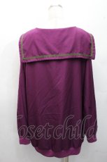 画像2: F.F.T collection / セーラー襟パーカー  紫 S-26-04-20-007-PU-TO-AS-ZS (2)