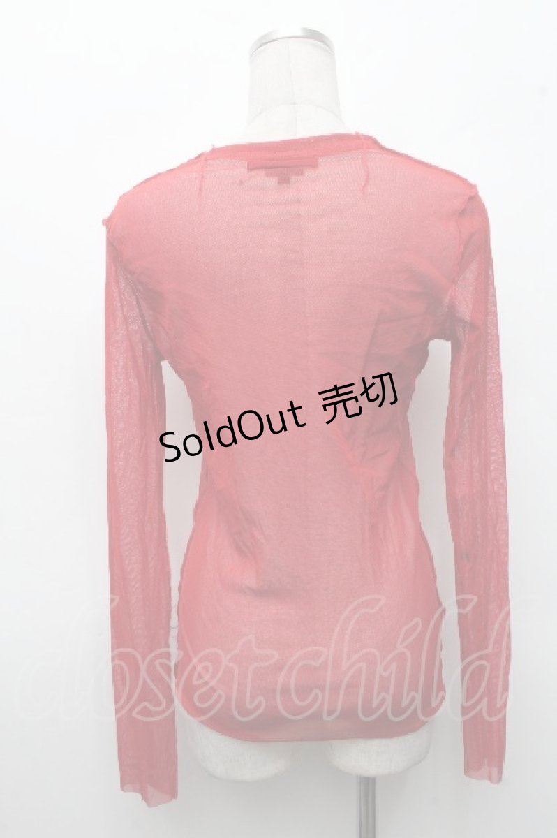 画像2: Jean Paul GAULTIER / パワーネットトップス 40 赤 S-26-04-20-002-GO-TO-AS-ZI (2)
