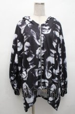 画像1: Drug Honey / 石膏像パーカー  黒Ｘ白 S-26-04-20-015-PU-TO-AS-ZT669 (1)