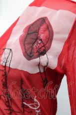 画像3: Jean Paul GAULTIER / パワーネットトップス 40 赤 S-26-04-20-002-GO-TO-AS-ZS (3)