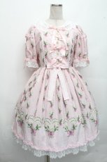 画像1: Angelic Pretty / すずらんBouquetワンピース  ピンク S-26-04-20-020-AP-OP-SZ-ZS (1)