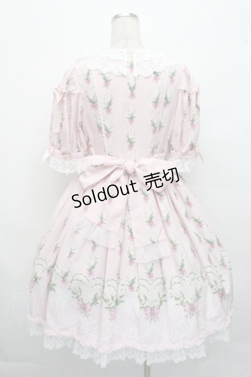 画像2: Angelic Pretty / すずらんBouquetワンピース  ピンク S-26-04-20-020-AP-OP-SZ-ZS (2)