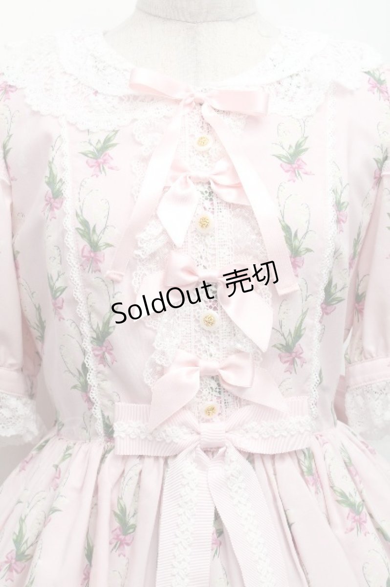 画像3: Angelic Pretty / すずらんBouquetワンピース  ピンク S-26-04-20-020-AP-OP-SZ-ZS (3)