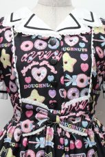 画像3: Angelic Pretty / Toy's Donut Dinerワンピース  クロ S-26-04-20-024-AP-OP-SZ-ZS (3)