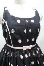 画像6: Angelic Pretty / マシュマロバニー襟付ジャンパースカート  黒 S-26-04-20-026-AP-OP-AS-ZS (6)