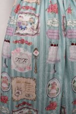 画像3: axes femme kawaii / ティティ×ベアファミリーワンピース  グリーン S-26-04-21-038-AX-OP-AS-ZS (3)