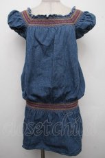 画像1: HYSTERIC GLAMOUR / デニムチュニック  ブルー S-26-04-21-044-PU-TO-HR-ZS (1)