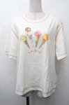 画像1: PINK HOUSE / アイスクリームプリントカットソー  アイボリー S-26-04-21-009-LO-TO-HR-ZS (1)