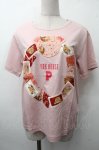 画像1: PINK HOUSE / Flower Picnicプリントアップリケカットソー  ピンク S-26-04-21-015-LO-TS-HR-ZS (1)