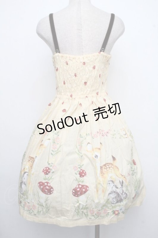 画像2: Emily Temple cute / イマージュリーブルノースリーブワンピース  オフ S-26-04-21-026-ET-OP-AS-ZS (2)