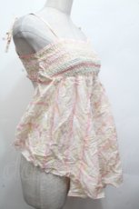 画像3: LIZ LISA / 背中開きチェックチュニック  ピンクｘオフ S-26-04-24-030-LO-TO-HR-ZS (3)