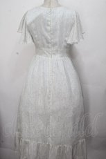 画像2: evelyn / 花柄ストライプロングワンピース  サックス S-26-04-24-036-LO-OP-HR-ZS (2)