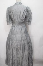 画像2: An MILLE / ボウタイ付きワンピース  グレー S-26-04-24-037-EL-SK-HR-ZS (2)