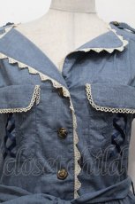 画像4: axes femme / シャンブレークラシックOP  ブルー S-26-04-24-039-AX-OP-HR-ZS (4)