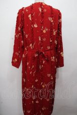 画像2: PINK HOUSE / 花柄フリルワンピース  赤 S-26-04-24-042-LO-OP-HR-ZS (2)