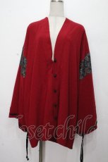 画像1: AXES-X / 小紋柄羽織  ワイン S-26-04-24-044-LO-TO-AS-ZS (1)