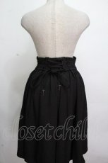 画像2: axes femme / レースアップハイウエストスカート  黒 S-26-04-24-058-AX-SK-AS-ZS (2)