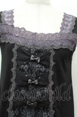 画像4: axes femme / /3つリボンタンクトップ  黒 S-26-04-24-006-AX-TO-HR-ZS (4)