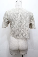 画像2: axes femme / 裾チュールジャケット  キナリ S-26-04-24-009-AX-TO-HR-ZS (2)