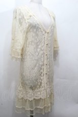 画像3: axes femme / 総レースロングカーディガン  キナリ S-26-04-24-012-AX-TO-HR-ZS (3)