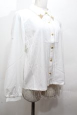 画像3: axes femme POETIQUE / 衿金具付きブラウス  白 S-26-04-24-015-AX-BL-AS-ZS (3)